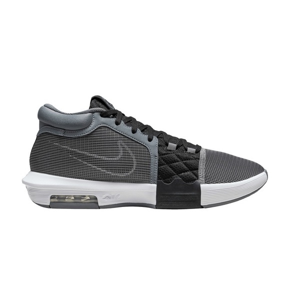 Nike Lebron Witness 8‎ Mens Size 5.5/Womens 7 Cool Grey Black White FB2239-004 - Picture 1 of 8